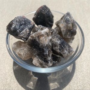 Smoky quartz crystal (raw crystal imported from Brazil) $10 EACH